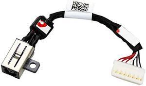 Replacement for DC in Power Jack Charging Port Socket Cable Dell XPS 15 9550 9560 9570 P56F Precision 5510 M5520 Series,64TM0 064TM0 AAM00 DC30100X300 DC30100X200