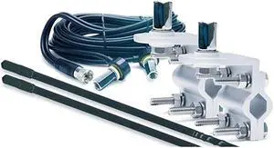 RPPS23KB Platinum Series Black 3 1000W Dual Mirror Mount CB Antenna Kit