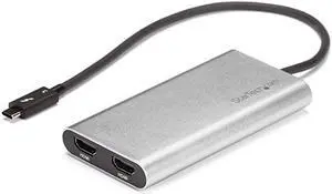 com Thunderbolt 3 to Dual HDMI 20 Adapter 4K 60Hz Thunderbolt 3 Certified Dual Monitor HDMI Video Converter Adapter Mac Windows compatible Dual 4K Display HDMI TB32HD24K60