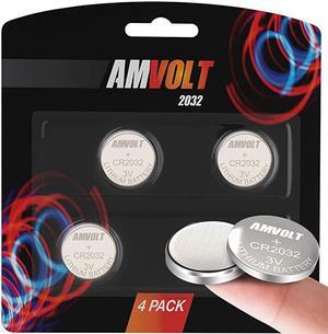 4 Pack  CR2032 Battery 220mAh 3 Volt Lithium Battery Coin Button Cell 2023 Expiry Date