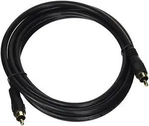 6ft Coaxial AudioVideo RCA Cable MM RG59U 75ohm for SPDIF Digital Coax Subwoofer Composite Video 100619