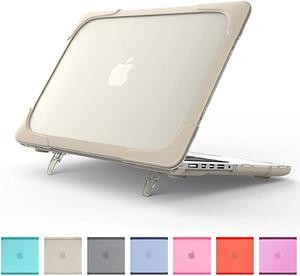 Compatible with MacBook Air 11 Inch Kickstand Case  2 in 1 Rubberized Hard Plastic Case Cover Shock Proof Matt Protective Case for Laptop MacBook Air 116 Inch A1370A1465 Gray