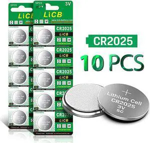 CR2025 3V Lithium Battery10Pack