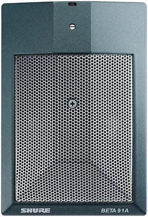 BETA 91A HalfCardioid Condenser KickDrum Microphone Includes Integrated Preamplifier and Male XLR Output