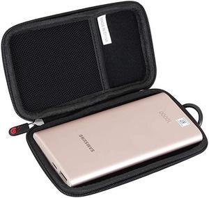 Hard EVA Travel Case for Samsung 2in1 Portable Fast Charge Wireless Charger and Battery Pack 10000 mAh Black PU