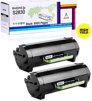 2 Pack Compatible Dell S2830 High Yield Laser Toner Cartridge Replacement for Dell S2830 S2830dn 2830dn 2830 dn Printer Ink 8500 Pages 2 Black