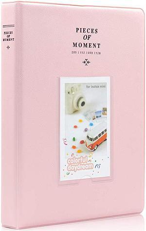 128 Pockets Mini Photo Album for Fujifilm Instax Mini 7s 8 8+ 9 25 26 50s 70 90 Instant Camera Name Card Pink