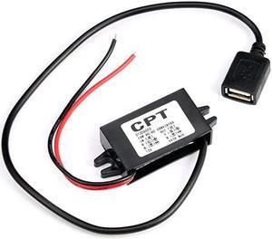 DC Converter Buck Module 12V Convert to 5V USB Output Power Adapter