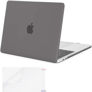 MacBook Pro 13 inch Case 2020 2019 2018 2017 2016 Release A2338 M1 A2289 A2251 A2159 A1989 A1706 A1708 Plastic Hard ShellScreen Protector Compatible with MacBook Pro 13 inch Gray