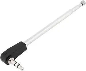 225cm 4 Section Telescoping Stainless Steel AM FM Radio Antenna 35mm Connector