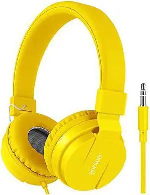 Kids Headphones,  Lightweight Stereo Wired Children's Headsets for Kids Adults Adjustable Headband Toddler Headset for Smartphones Computer Pad Earphones