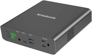 AC Outlet Portable Laptop Charger TSAApproved 27000mAh 130W Travel Laptop Power Bank External Battery Pack for MacBook Laptop and More