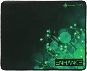 Large Gaming Mouse Pad XL Big Mouse Mat AntiFray Stitching NonSlip Rubber Base High Precision Tracking for Thick Mousepad Smooth Cloth Fabric Professional Esports Mat Green