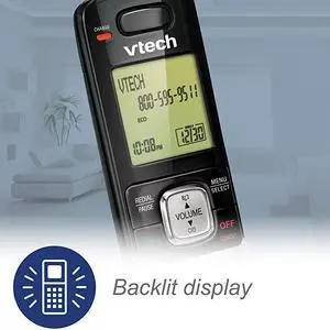 CS67192 2Handset Expandable Cordless Phone with Caller IDCall Waiting Handset Intercom Backlit DisplayKeypad