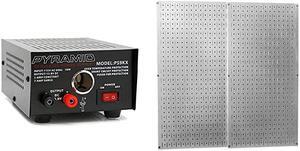 PS9KX Universal Compact Bench Power Supply5 Amp Linear Regulated Home Lab Benchtop Converter w 138 Volt DC 115V AC 70 Watt Input amp Wall Control 30P3232GV Galvanized Steel Pegboard Pack