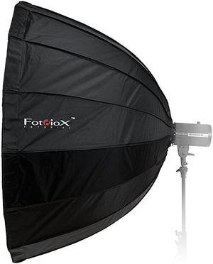 EZ-Pro Deep Parabolic Softbox 48in (120cm) - Quick Collapsible Softbox with Novatron Speedring for Novatron FC-Series, M-Series, and Compatible