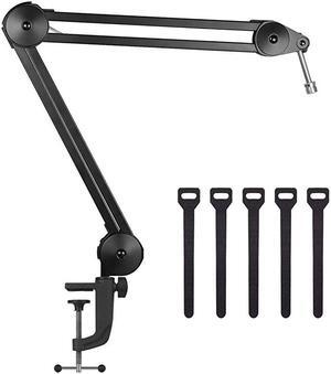 Microphone Arm Stand Heavy Duty Mic Arm Microphone Stand Suspension Scissor Boom Stands with Mic Clip and Cable Ties for Blue Yeti Snowball and Blue Yeti NanoMedium