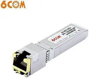 10GBaseT SFP+ Transceiver RJ45 Copper Module for Cisco SFP10GTS Ubiquiti DLink Supermicro Netgear Mikrotik up to 30m