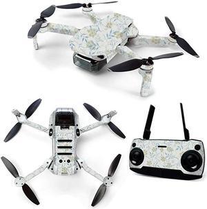 Skin for DJI Mavic Mini Portable Drone Quadcopter Jasmine | Protective Durable and Unique Vinyl Decal wrap Cover | Easy to Apply Remove and Change Styles | Made in The USA