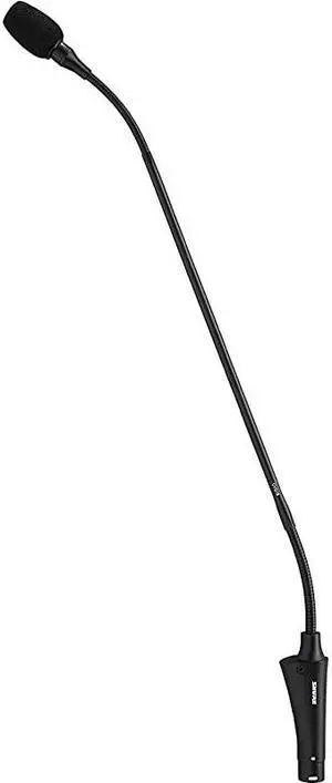 CVG18BC Gooseneck Condenser Microphone 18Inch Inline PreAmp Flange Mount Cardioid Black