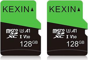 128GB Micro SD Card Class 10 U3 V30 A1 Ultra MicroSDXC UHSI Memory Card 2 Pack