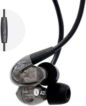 Model 2 Stage in-Ear Monitor Earphones Musician IEM Recording Performance Headphones Memory Wire Sweatproof Secure-Fit [Mobile Edition]