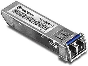 SFP to RJ45 Mini-GBIC Single-Mode LC Module, TEG-MGBS10, for Single Mode Fiber, Distances up to 10km (6.2 Miles), Gigabit SFP Module, IEEE 802.3z Gigabit Ethernet, Lifetime Protection