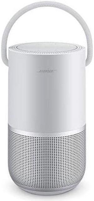 Portable Smart Speaker with Alexa Voice Control BuiltIn Luxe Silver