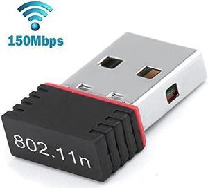 150Mbps USB WiFi Adapter,  Wireless Network Card Adapter WiFi Dongle for Desktop Laptop PC Windows 10 8 7 MAC OS Raspberry Pi / Pi2