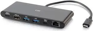 USBC Laptop Docking Station Charges Your Laptop Transfers Data Connects to Your Monitor Hub is Compatible with USBC Thunderbolt 3 Laptops MacBooks Microsoft Surface Dell 28845 Black
