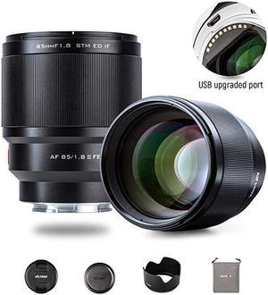 85mm F18 Mark II Auto Focus Full Frame Lens for Sony E Mount STM Large Aperture Medium Telephoto Portrait Fixed Focus Lens for Sony Camera A9 A7R3 A7III A7RIII A7M3 A7S2 A6500 A6300