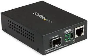 com Multimode / Single Mode Fiber Media Converter - Open SFP Slot - 10/100/1000Mbps RJ45 Port - LFP Supported - IEEE 802.1q Tag VLAN - (MCM1110SFP)