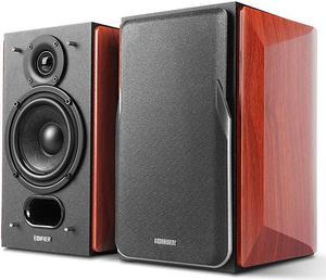 P17 Passive Bookshelf Speakers - 2-Way Speakers with Built-in Wall-Mount Bracket - Perfect for 5.1, 7.1 or 11.1 Side/Rear Surround Setup - Pair - Needs Amplifier or Receiver to Operate