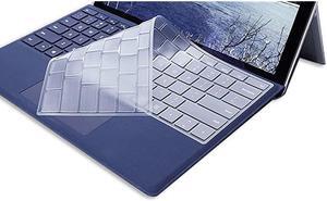 Ultra Thin Clear Keyboard Cover Skin for Microsoft Surface Pro 4 and 2017 Microsoft Surface Pro 5 and Microsoft Surface Pro 6 and Surface Pro 7 Not Fit Surface Laptop 2017 or Surface Book