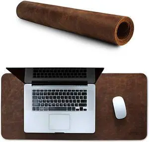 Leather Extended Mouse Pad Genuine Leather Brown OTTO271