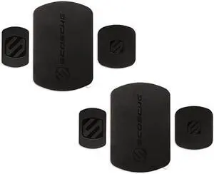 MRK2PKUB MagicMount Magnetic Mount Replacement Plate Kit for Mobile Devices Pack of 2 Black