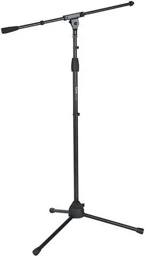 Frameworks Standard Tripod Microphone Stand with Boom Arm Adjustable Height and Both 38 and 58 Adapters GFWMIC2010