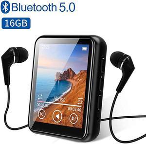 Player Bluetooth 50 Touch Screen Music Player 16GB Portable Player with Speakers high Fidelity Lossless Sound Quality FM Radio Recording eBook 18 inch Screen Player Support 128GB