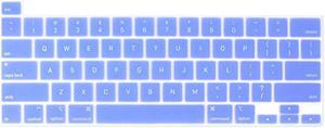 Ultra Thin Keyboard Cover Protector Soft Silicone Skin Compatible with MacBook Pro 16 inch with Touch Bar and Touch ID A2141 Release in November 2019 Light Blue