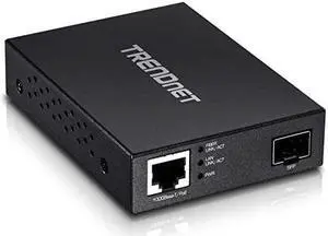 Gigabit Poe Pd SFP Fiber Media Converter Poe Powered 1001000BaseT to SFP Fiber Media Converter Compact Design TFCPGSFP