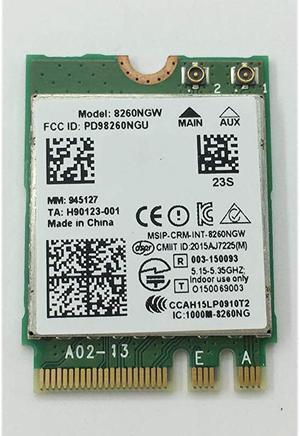 Dual Band WirelessAC 8260NGW WiFi Card for Dell Latitude 7275 E5270 E5450 E5570 E7270 E7470 Precision 3510 7510 M7510 08XG1T 0CNP0J 0KTTYN 5M4TC 8XG1T CNP0J 05M4TC 08XG1T 0CNP0J 8XG1T