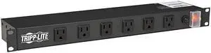 RS1215-RA Rackmount Network-Grade PDU Power Strip, 12 Right Angle Outlets Wide-Spaced, 15A, 15ft Cord w/ 5-15P Plug,, Black