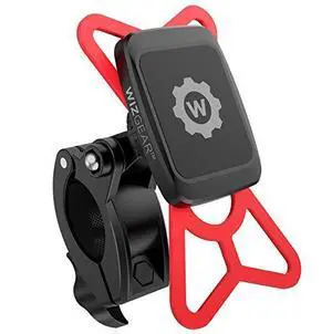 WizGear Universal Magnetic Bicycle & Motorcycle Handlebar Phone Holder for Cell Phones and GPS with Fast Swift-Snap