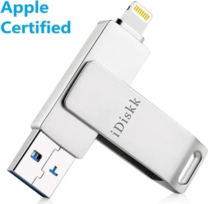 IDISKK 256GB USB Flash Drive for iPhone 11 10 XR XS Max iPad Backup Videos Photo Stick External Storage for New ipad pro pc MacBook with Touch id encryption,MFI Certified IDISKK 256GB USB Flash Drive for iPhone 11 10 XR XS Max iPad Backup Videos Photo Stick External Storage for New ipad pro pc MacBook with Touch id encryption,MFI Certified