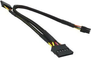 COMeap SATA 15 Pin x2 to Mini 6 Pin ATX Compatible with Dell Inspiron 3653 3650 HDD SATA Power Cable Replacement 13-inch(33cm)