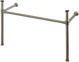 Fauceture VPB14888 Imperial Stainless Steel Console Legs, Brushed Nickel