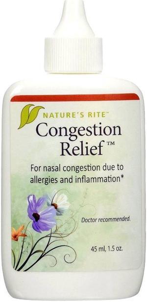 Nature's Rite Congestion Relief - 1.5 ounce bottle
