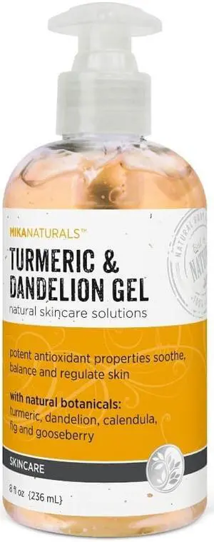 Turmeric and Dandelion Gel - 8 oz