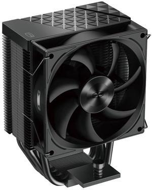 PCCOOLER CPS R400 CPU Air Cooler, 4 Direct Contact Heat Pipes, 180W TDP, 133mm Tall, 92mm PWM Slient Fan, for Intel LGA 18XX/1700/1200/115X & AMD AM5/AM4, Black