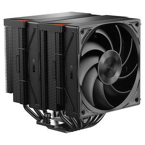 PCCOOLER CPS RZ620 BK Dual Tower CPU Air Cooler, 6 Heat Pipes, 265W TDP, Aluminum Top Cover, 157.5mm Tall, 120mm PWM Silent Fans w/ 3 Modes, for Intel LGA 18XX/1700/1200/115X & AMD AM5/AM4, Black
